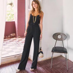 Sezane Theofil Trousers, Black, US 4/FR 36 NWT